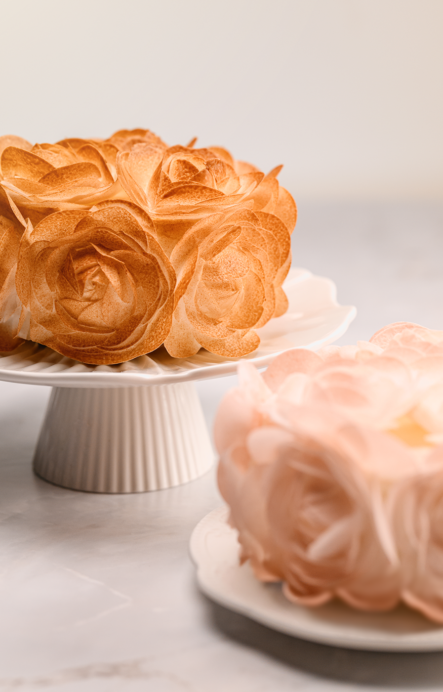 Chocolate Blossom Cake (bento cake)