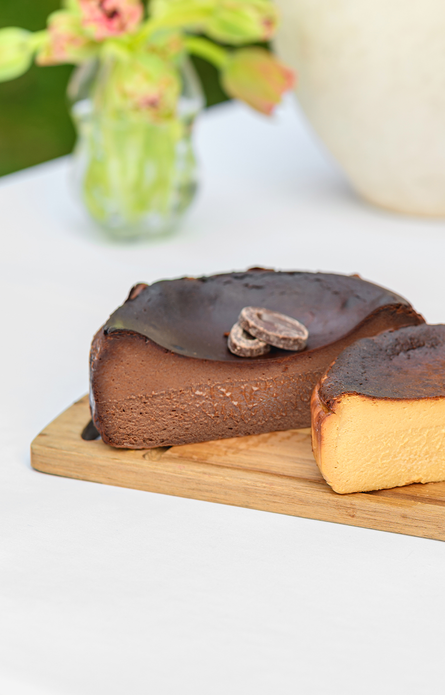 BURNT CHEESECAKE (ciocolată neagră)