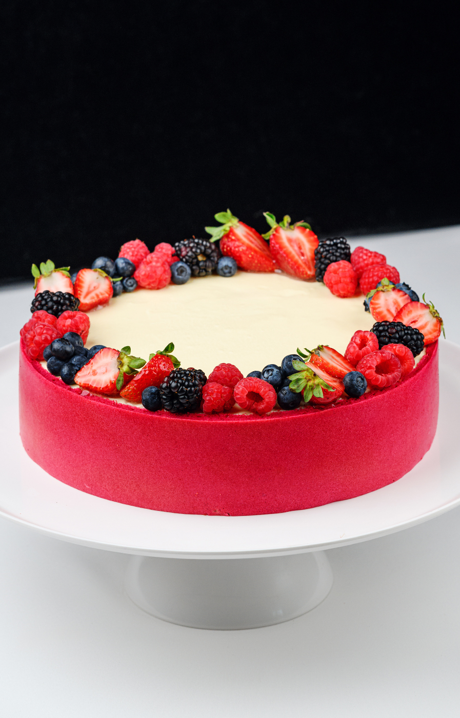 WILD BERRY MOUSSE CAKE