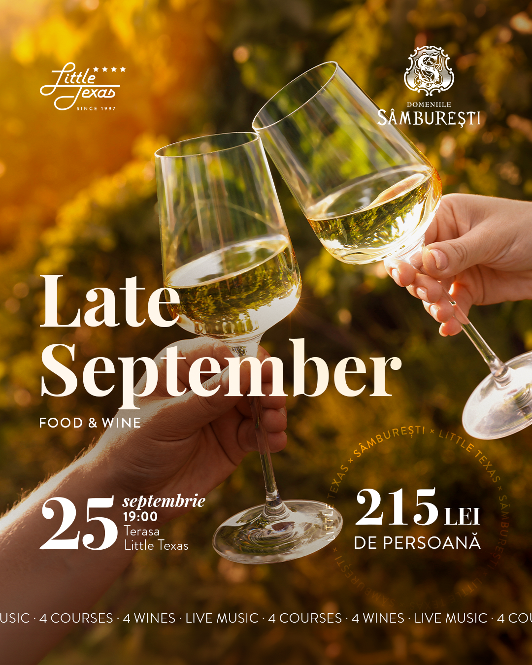 LATE SEPTEMBER · FOOD & WINE