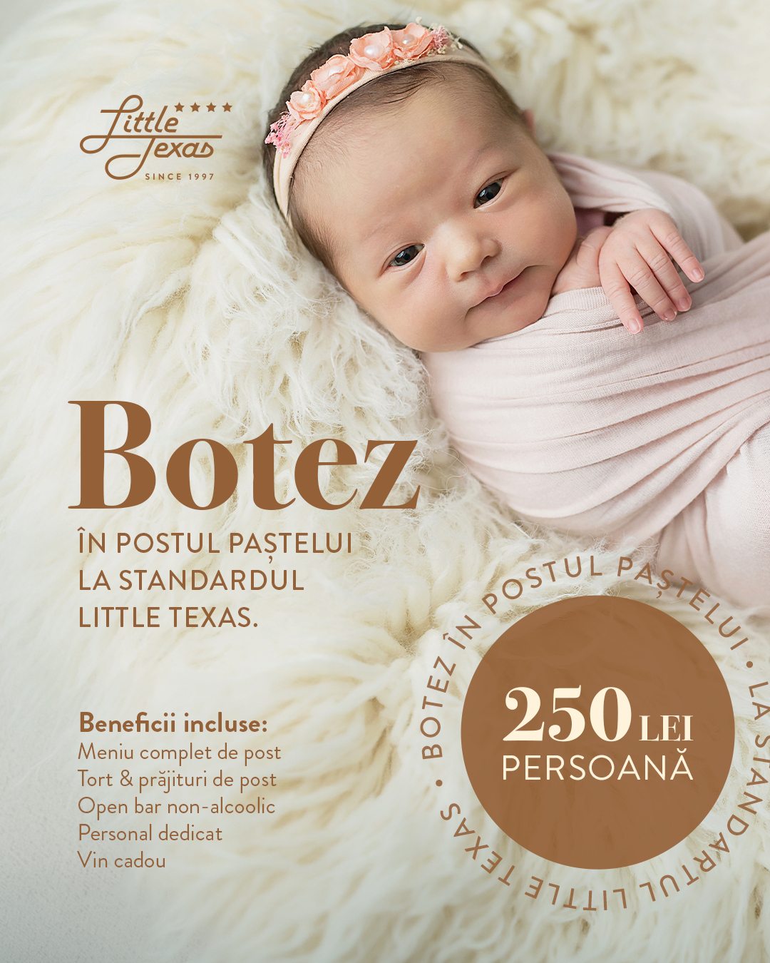 Botez în Postul Paștelui: Ofertă specială la Little Texas