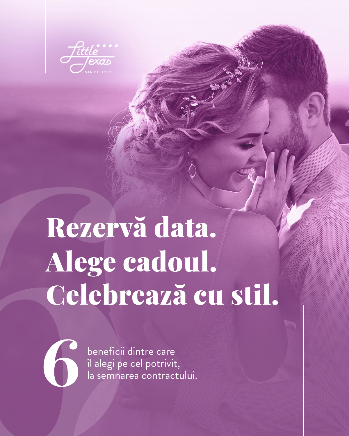 Alege cadoul. Rezervă data. Celebrează cu stil.