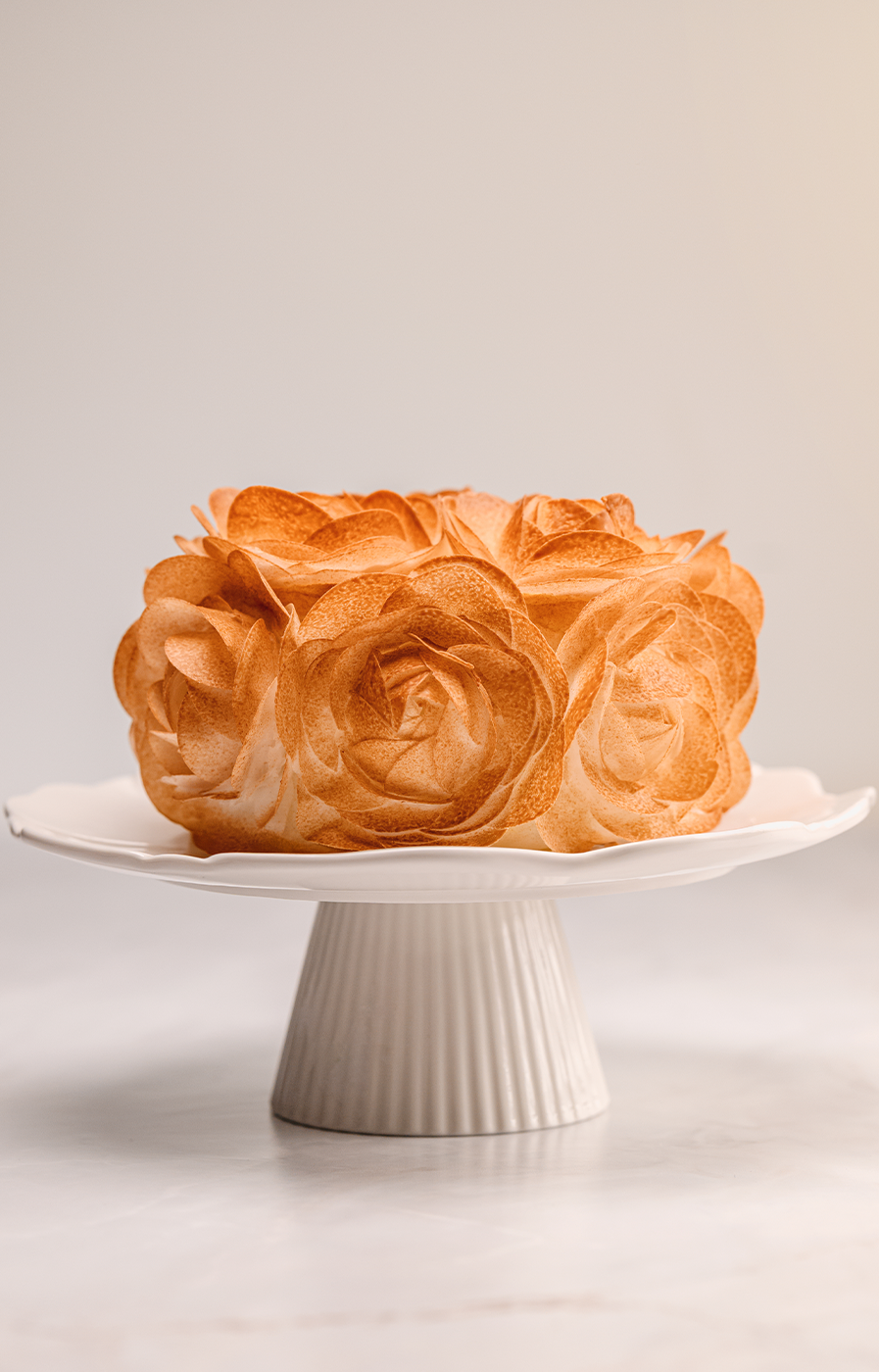 Chocolate Blossom Cake (bento cake)